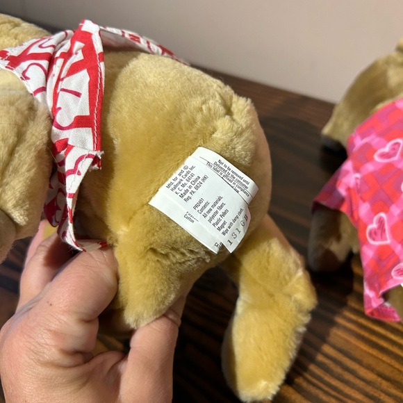 HALLMARK VINTAGE John Lennon All You Need is Love Kiss Kiss Teddy BEAR TOY 1967 - Picture 4 of 4